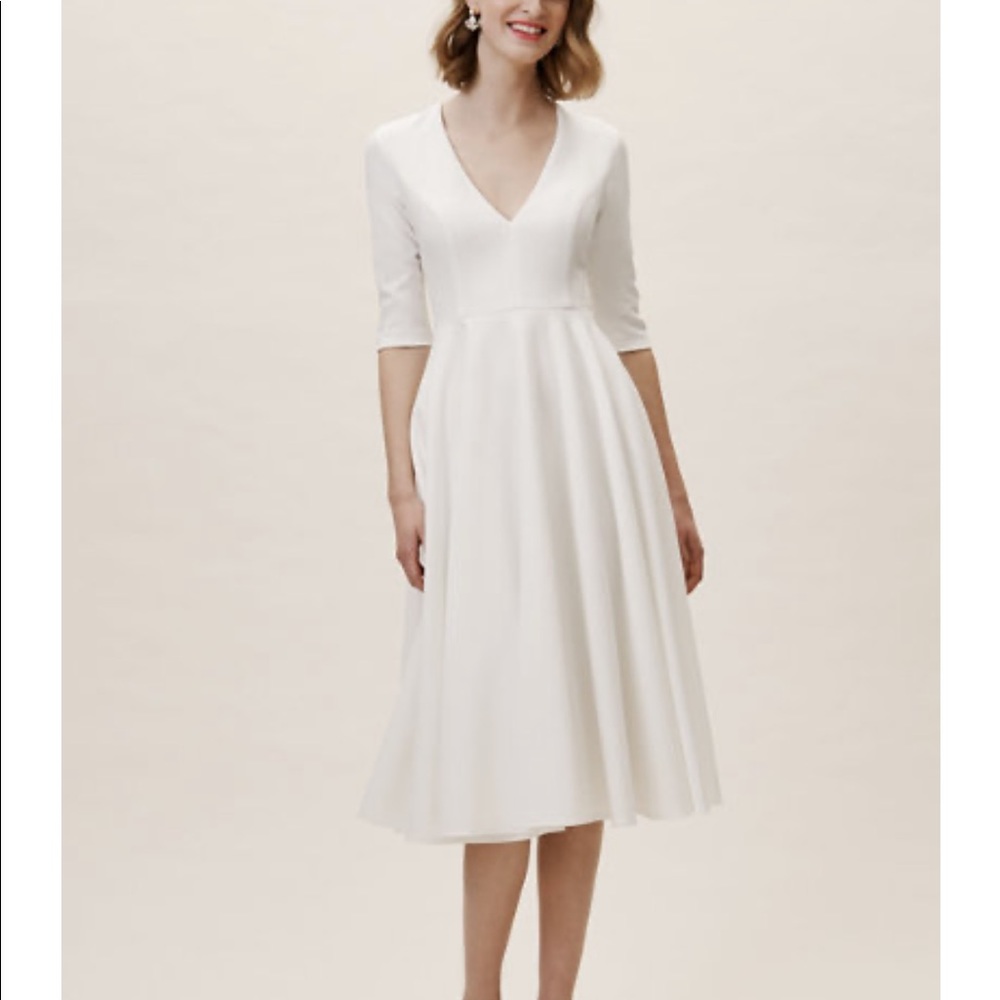 BHLDN “Valdis” Dress - White Size 10